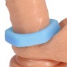 RockSolid by Doc Johnson Cockring phosphorescent The Cog 22 mm Bleu